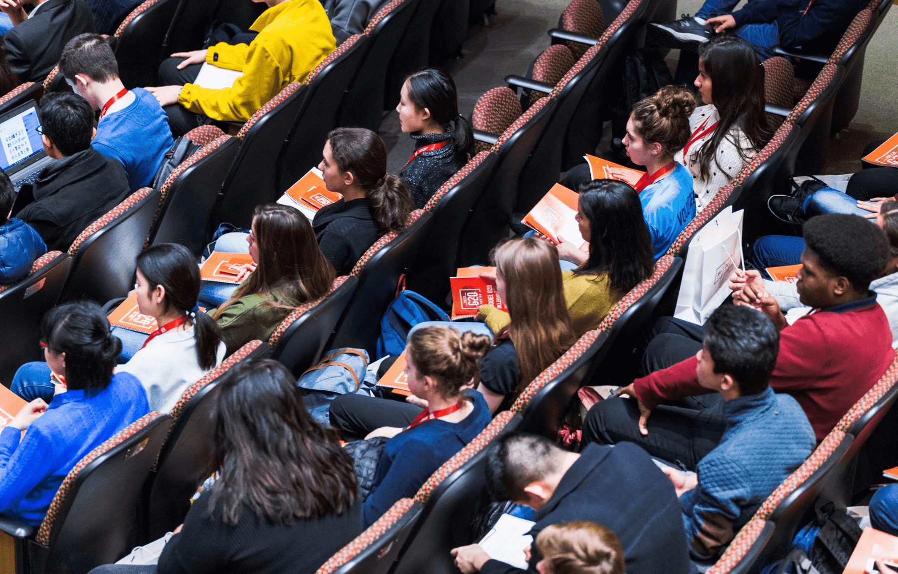 Model G20 Summit participants