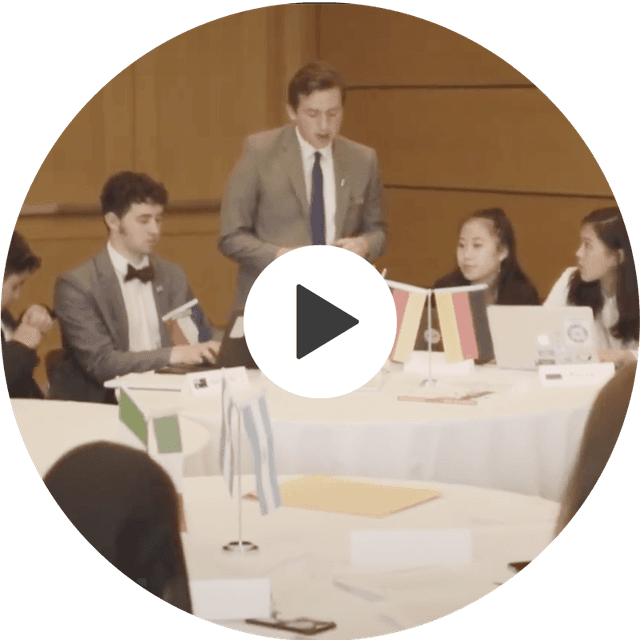 Part 5 - video of students speaking at press conferences and providing their final reflections during model g20