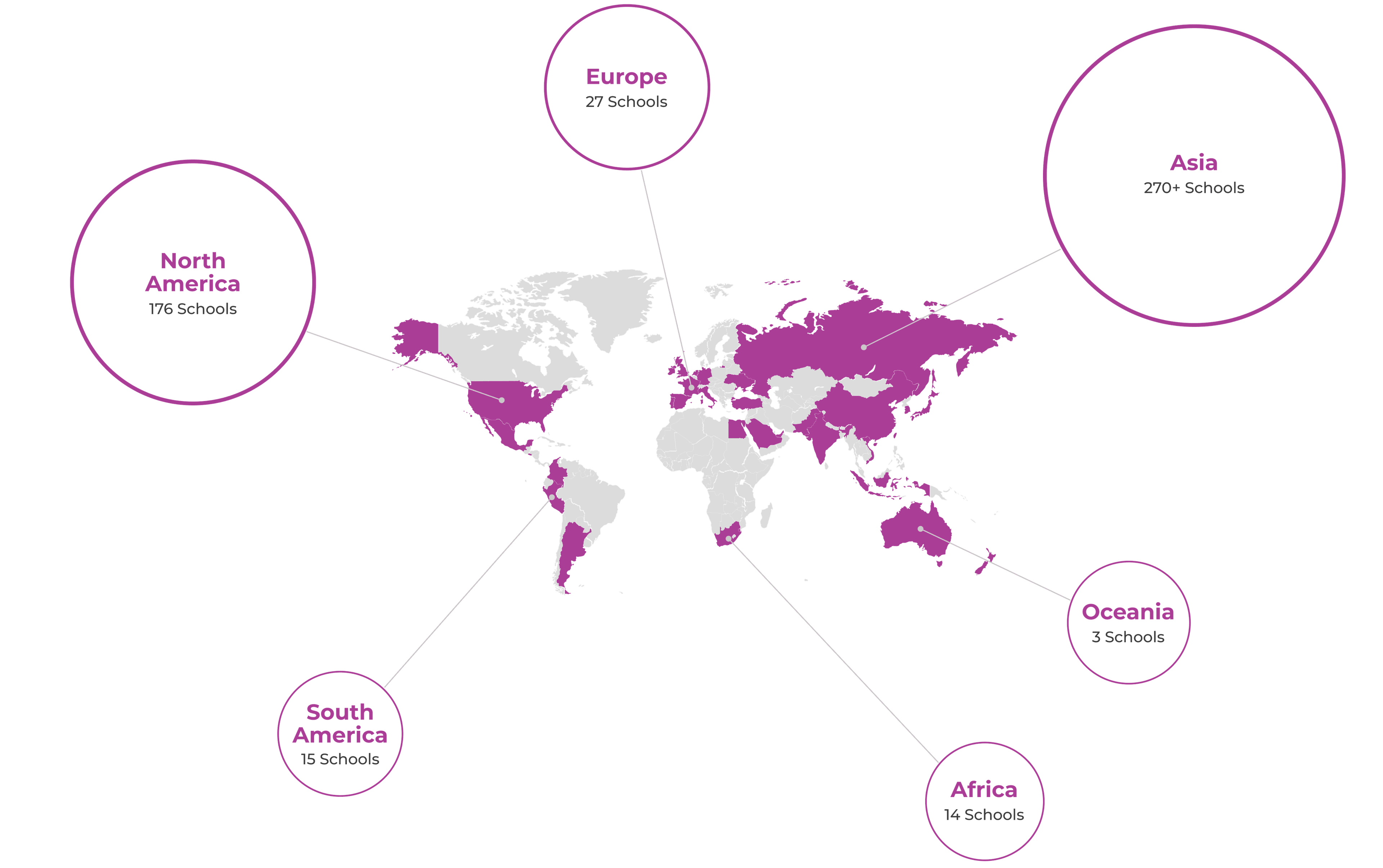 Map of all the participating schools and countries at Model G20 (1440px)